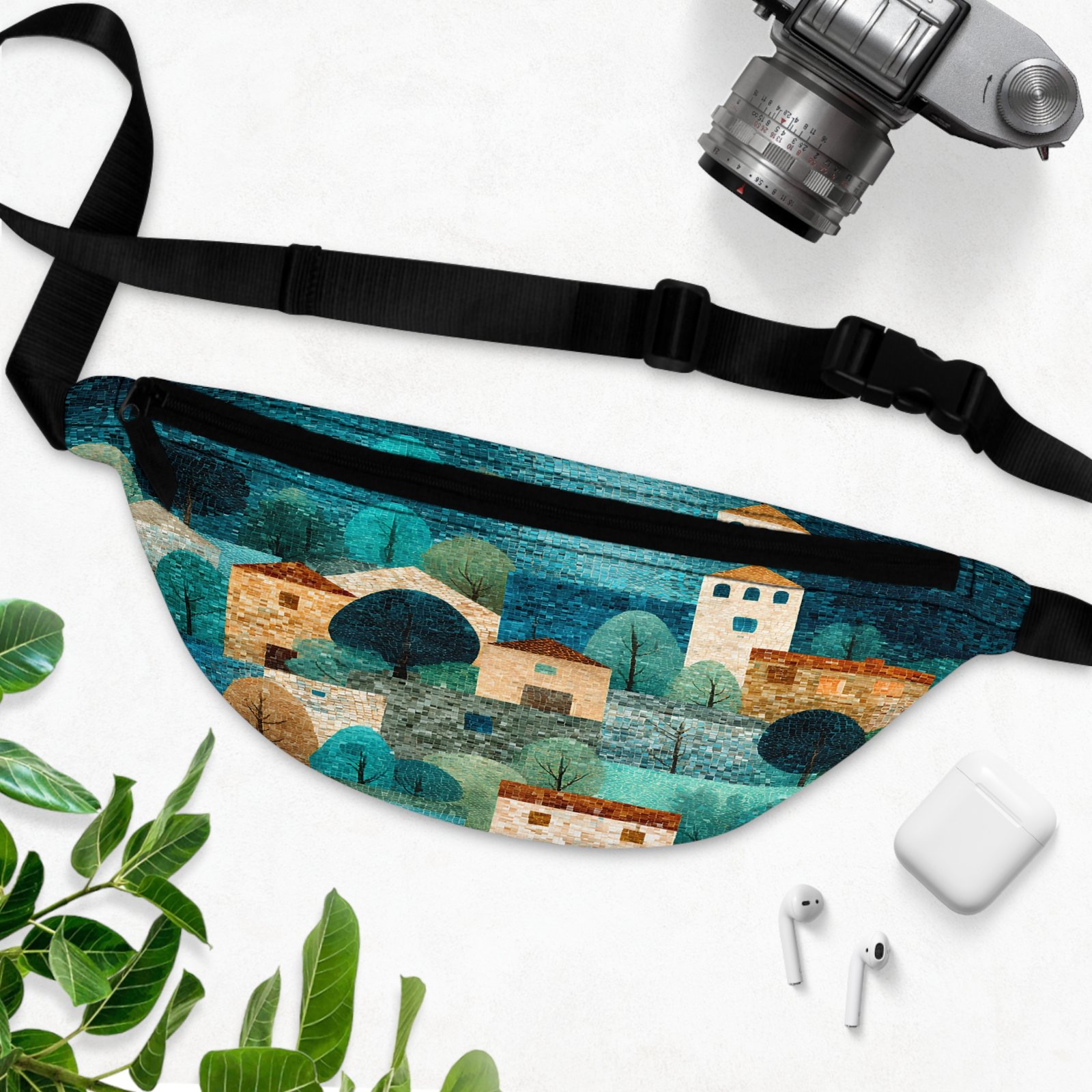 Stylish Fanny Pack with Scenic Design - Great for Festivals, Hiking, Travel, and Everyday Use, Cute Gift Idea, Adjustable Waist Bag - Image 2