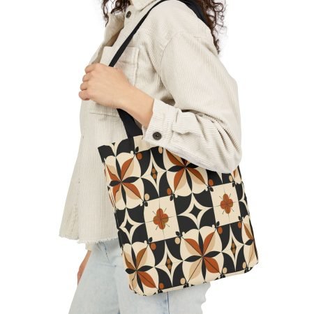 Chic Floral Canvas Tote Bag with Colorful Straps, Stylish Eco-Friendly Bag, Shopping Tote, Beach Bag, Gift for Her, Boho Fashion