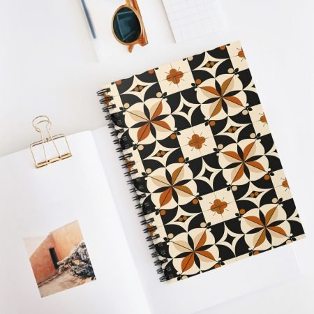 Chic Floral Spiral Notebook - Perfect for Journaling, Note-Taking, Gifts, School, Home Office