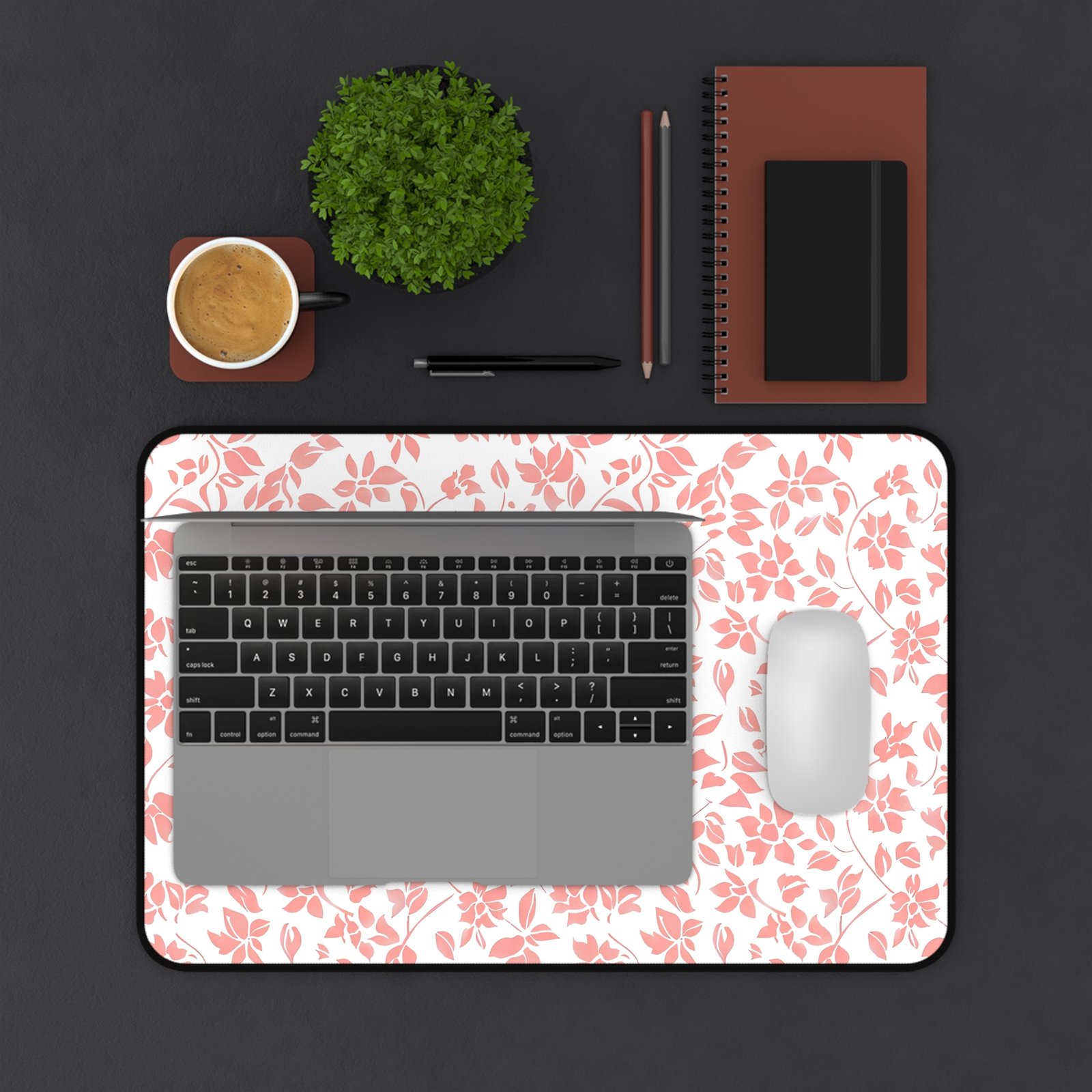 Floral Desk Mat - Elegant Workspace Decor, Perfect Gift for Home Office, Mother's Day, Stylish Mouse Pad, Desk Accessories - Image 3