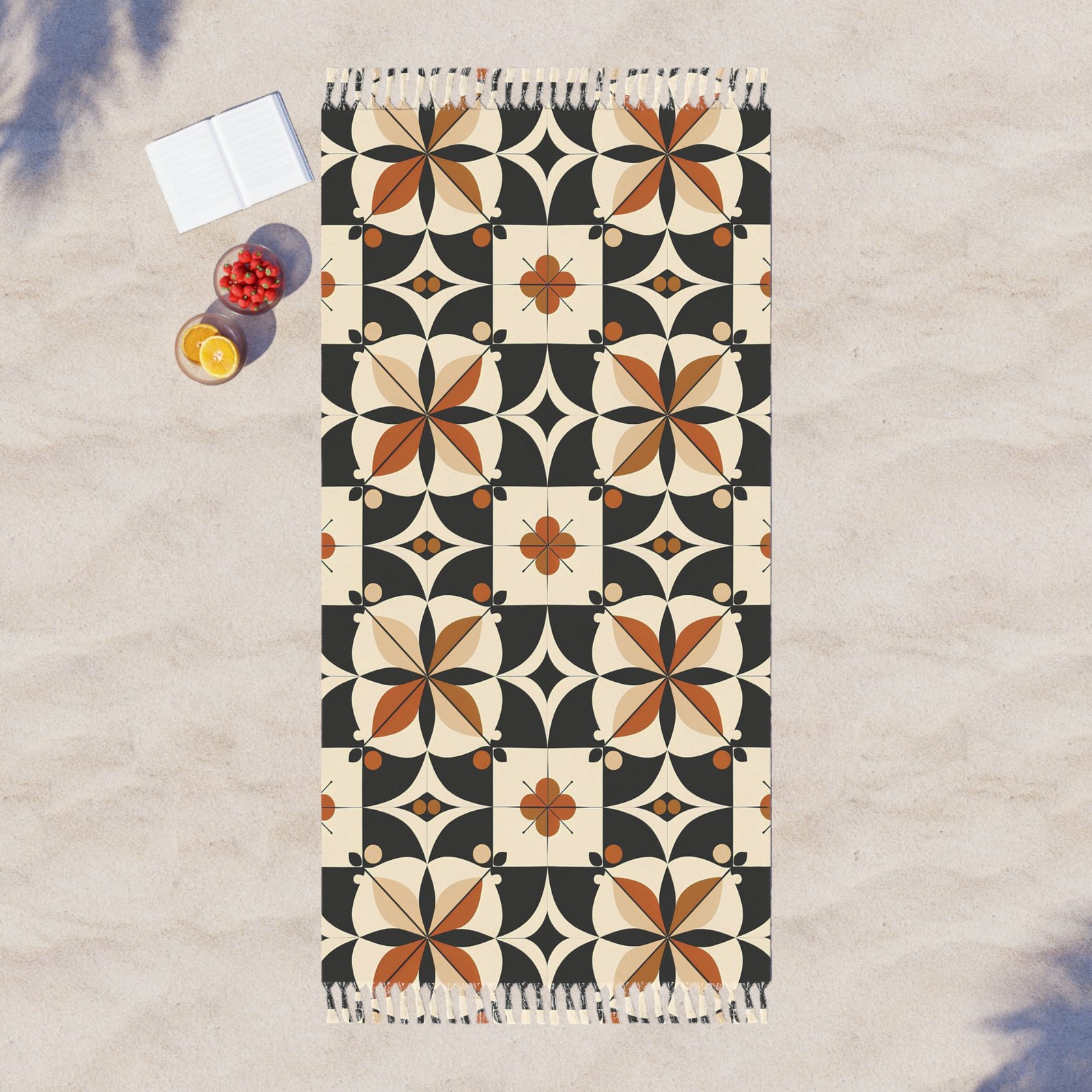 Boho Beach Towel - Vibrant, Stylish, Relaxing Beach Accessory, Perfect for Summer, Pool Parties, and Travel - Image 3