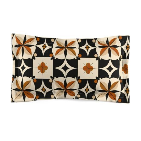 Stylish Microfiber Pillow Sham, Modern Floral Sleep Decor, Home Decor Gift, Bedroom Accent, Unique Bedding Accessories