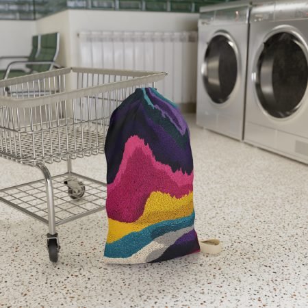 Vibrant Laundry Bag | Colorful Hamper | Modern Home Storage | Unique Gift for Students | Art-Inspired Design | Bohemian Style