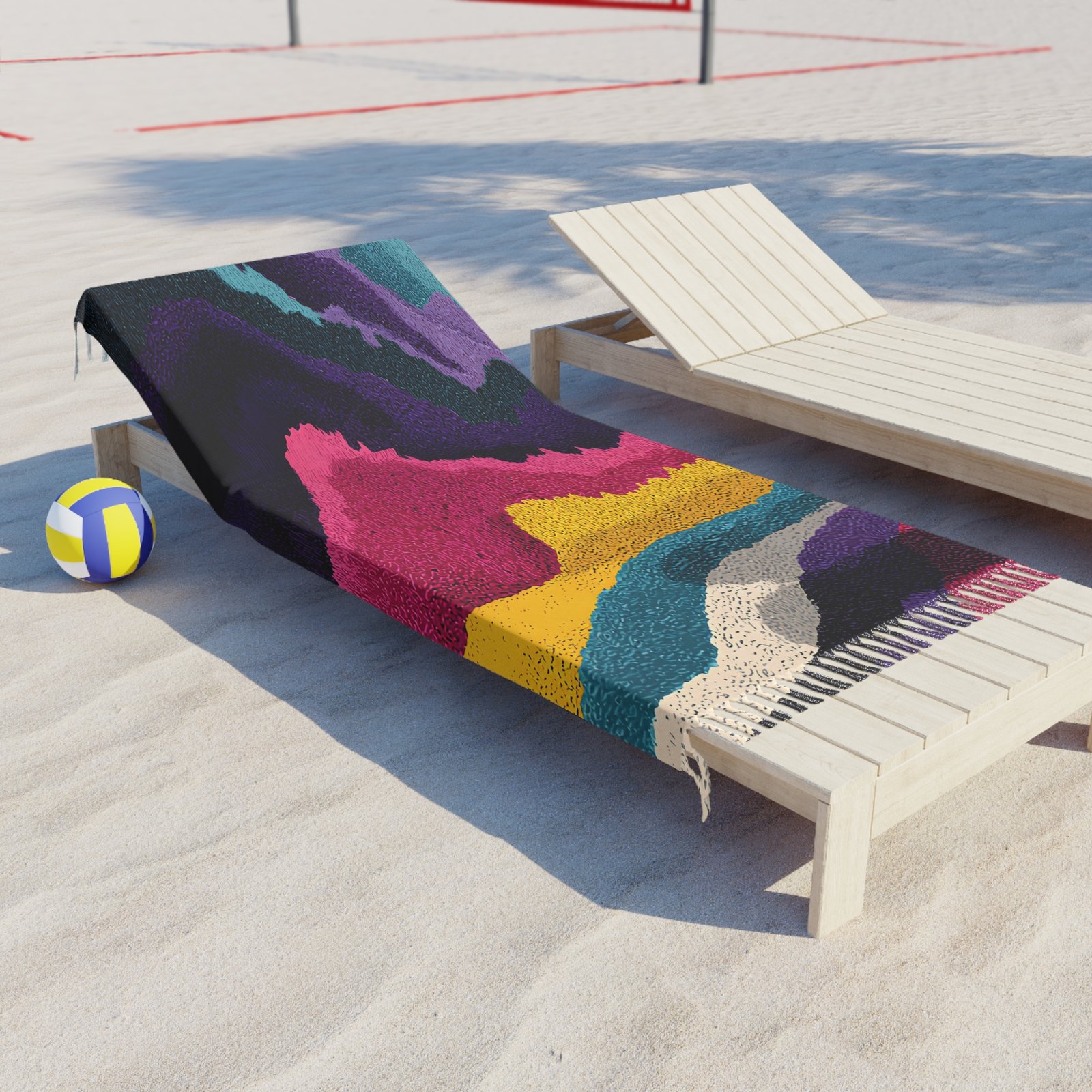 Boho Beach Towel - Vibrant Throw for Beach Days, Picnics, Home Decor, Travel, Summer Vibes - Image 2