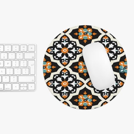 Elegant Patterned Mouse Pad - Stylish Desk Accessory for Home or Office