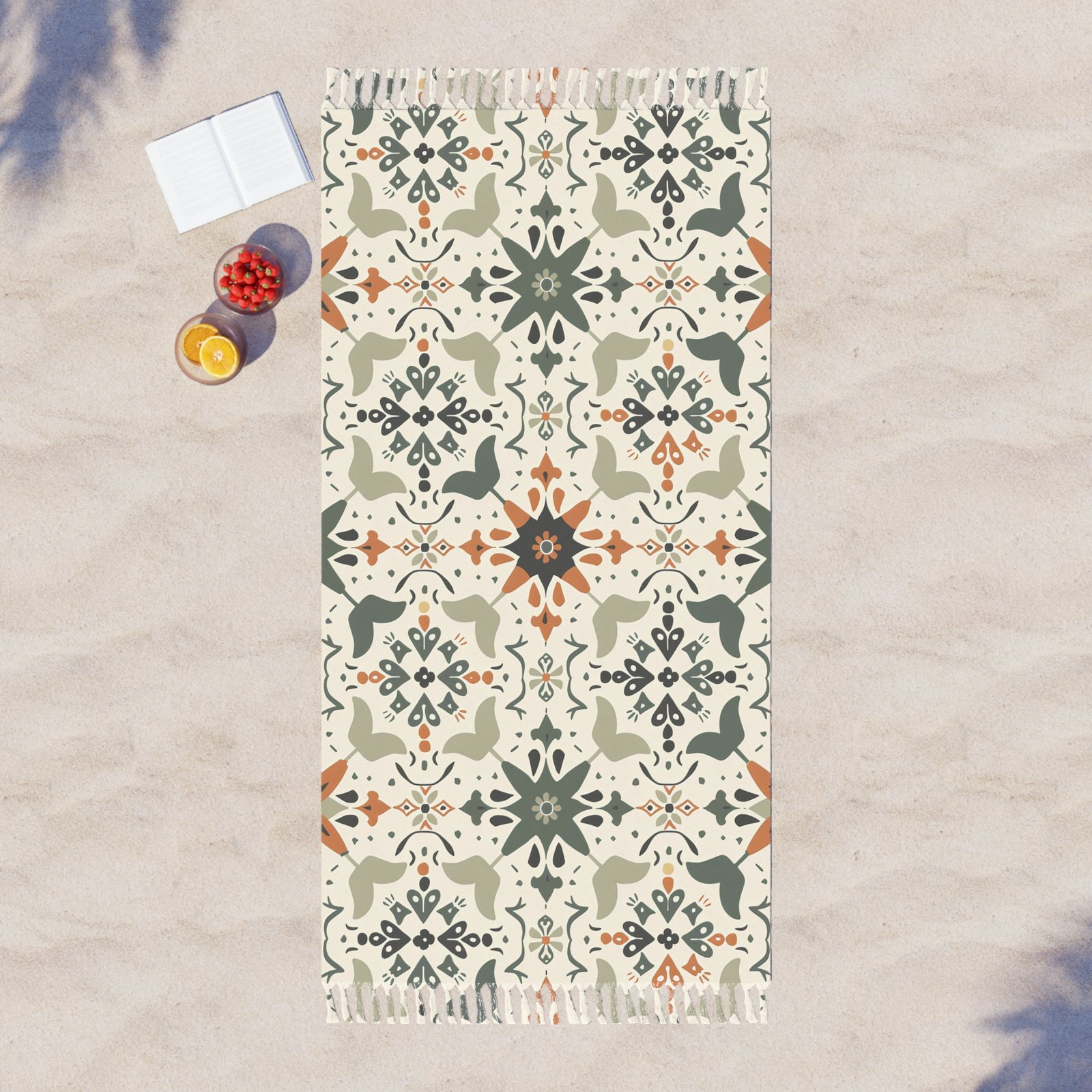 Boho Beach Towel - Stylish & Versatile for Summer Fun - Image 3