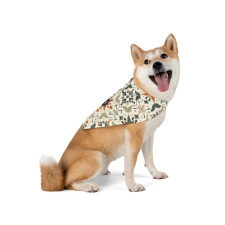 Trendy Pet Bandana with Chic Pattern