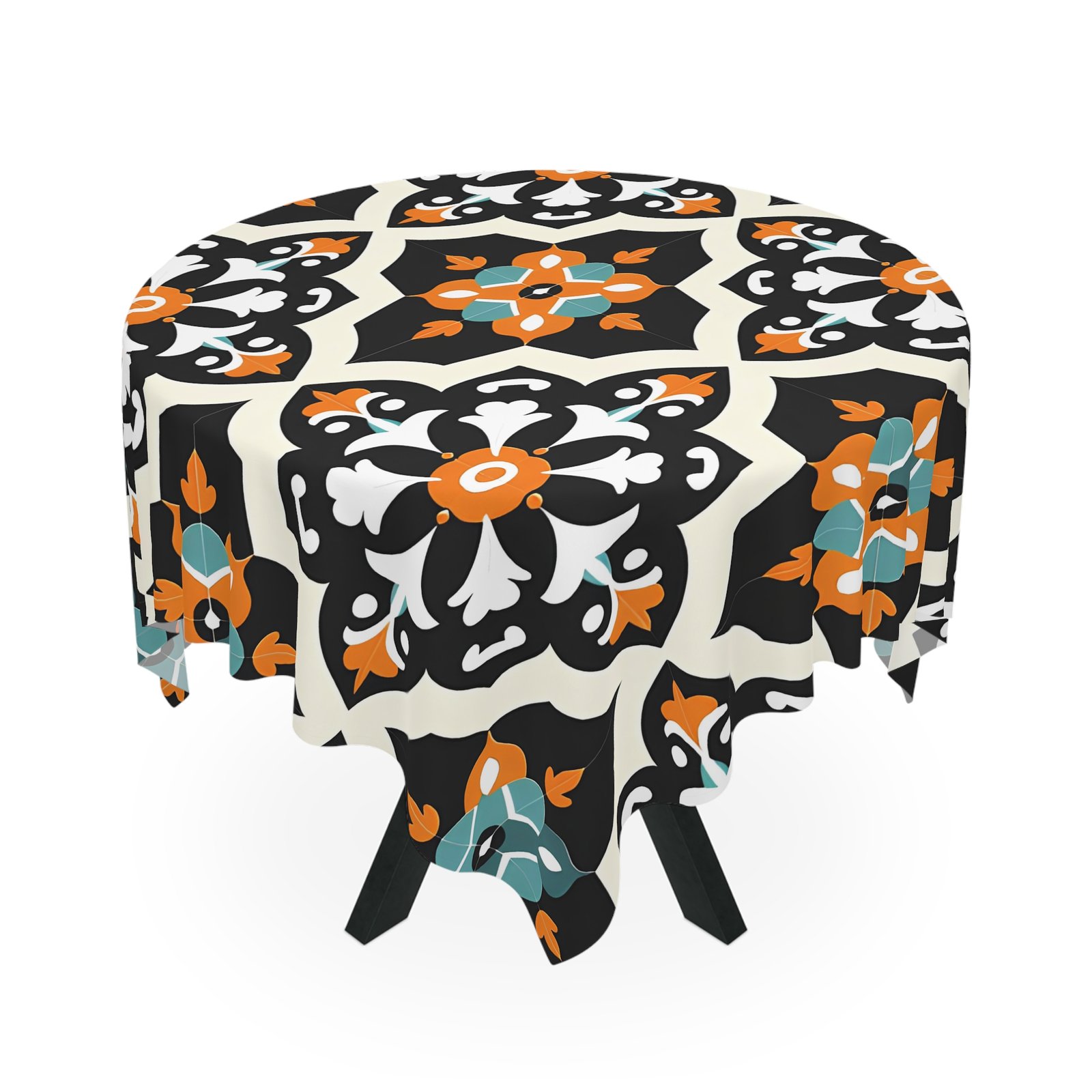 Ornate Floral Tablecloth for Elegant Dining - Image 3