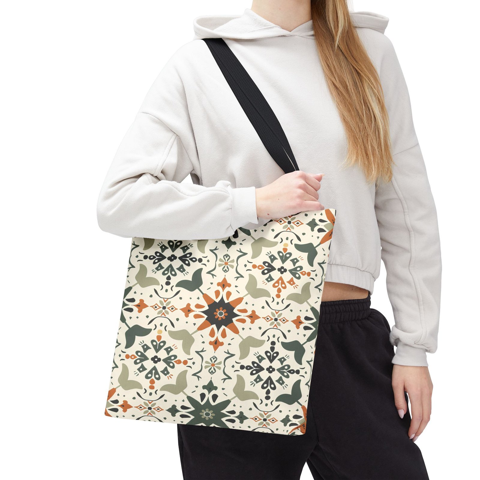 Bohemian Pattern Tote Bag - Stylish Reusable Shopping Bag - Image 2