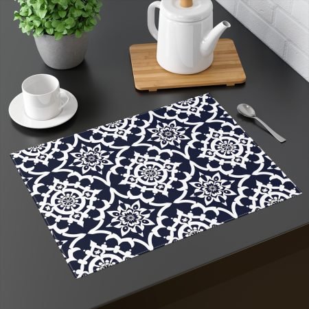 Navy Mediterranean Tile Placemat