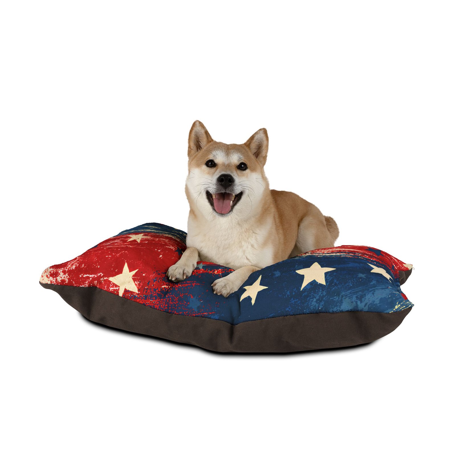 Patriotic Stars Pet Bed — Red White & Blue Comfort Mat - Image 4