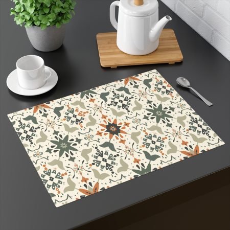Bohemian Floral Placemat - Eco-Friendly Dining Decor