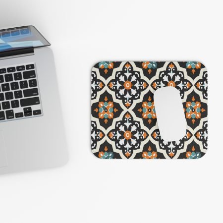 Bohemian Floral Mouse Pad - Stylish Desk Accessory
