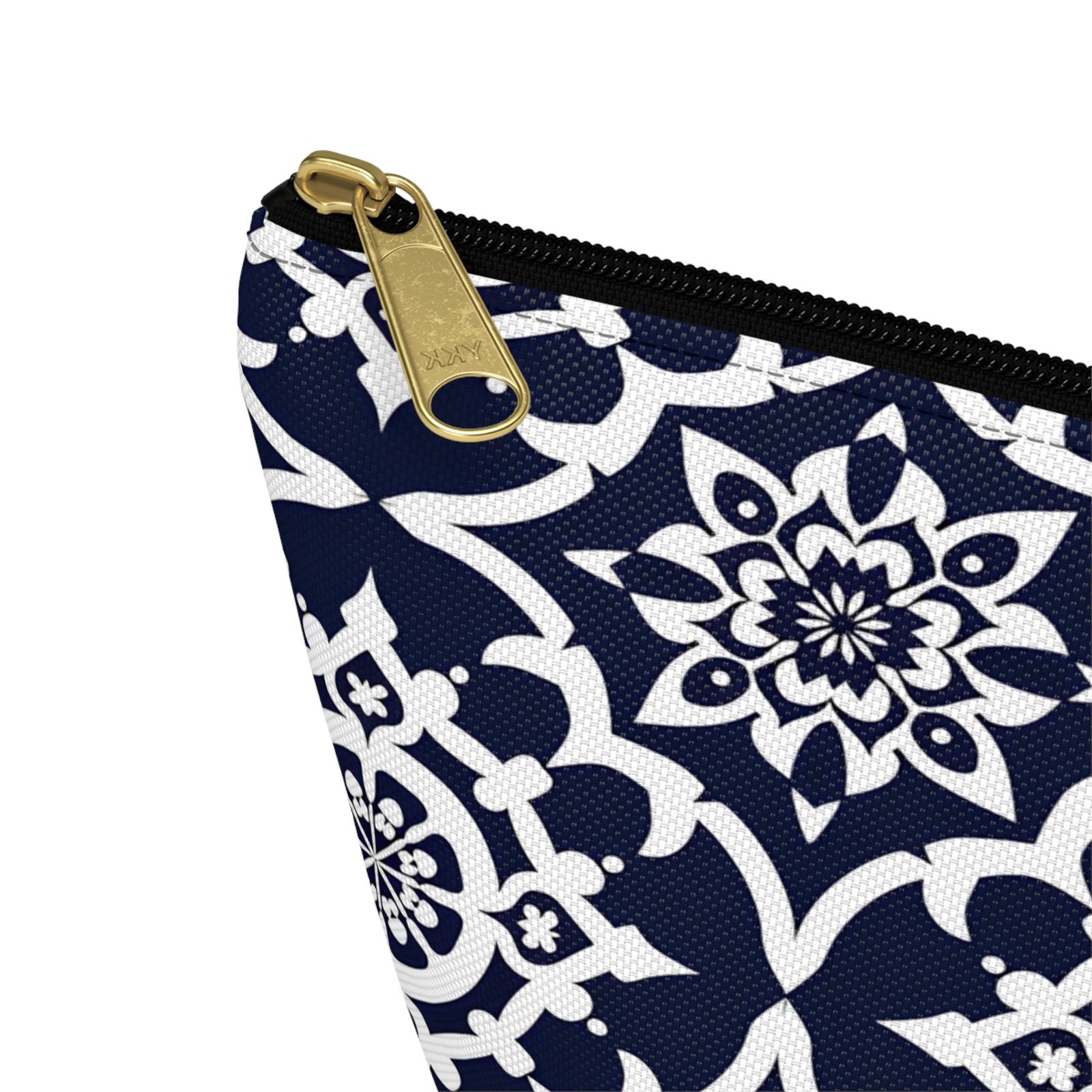 Navy Moroccan Tile Accessory Pouch - Image 4