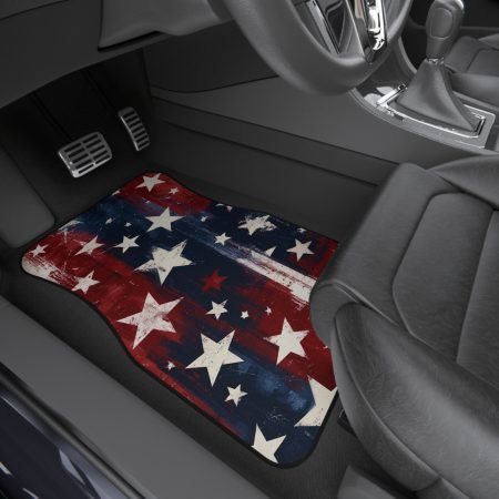 Patriotic Stars & Stripes Car Mats (Set of 4)