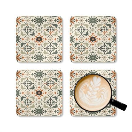 Artisan Corkwood Coaster Set - Nature-Inspired Design for Home Decor & Gift Giving