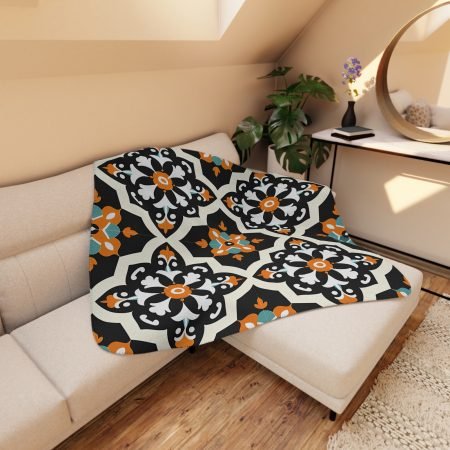 Cozy Tan Sherpa Blanket - Stylish Decorative Throw for Comfort and Warmth