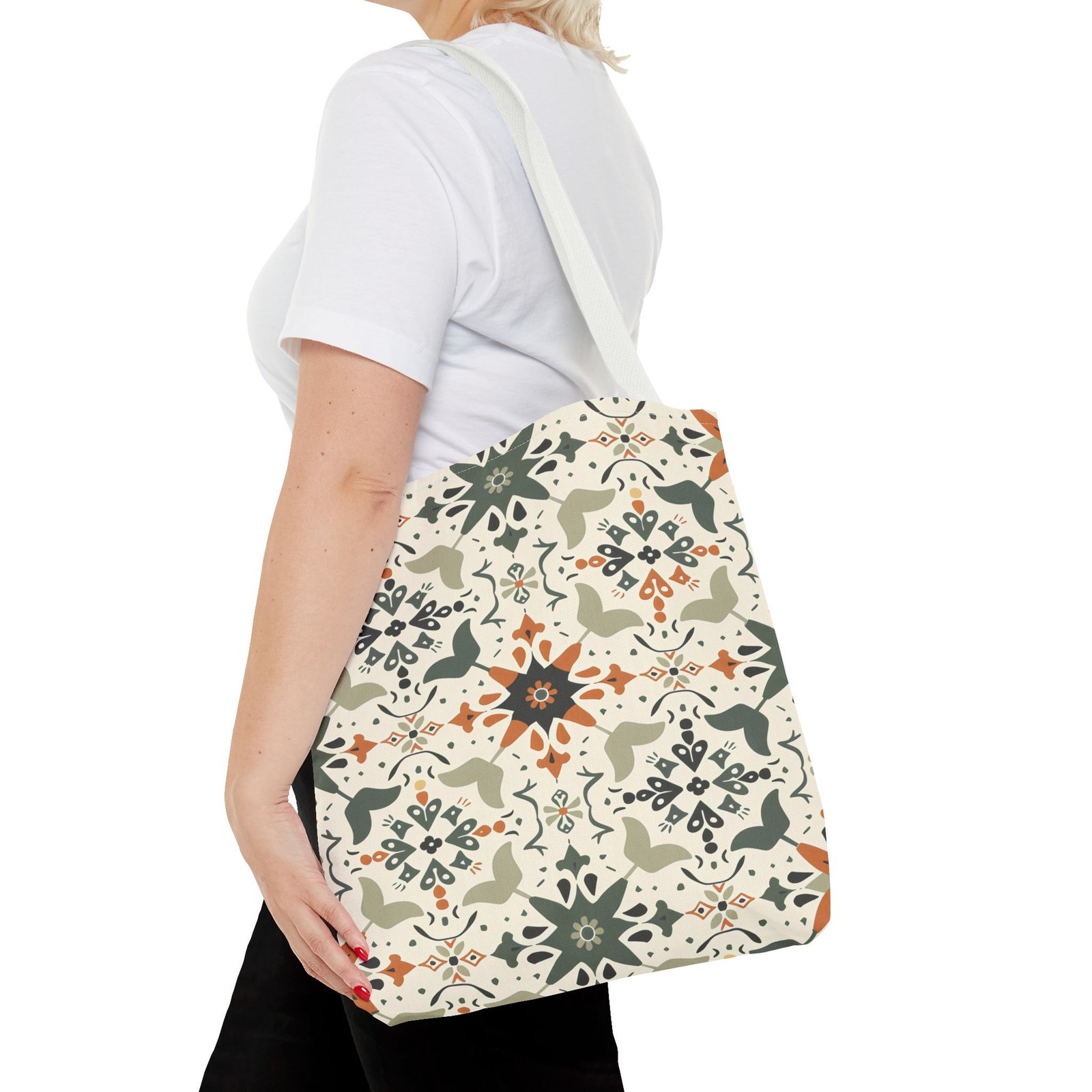 Bohemian Pattern Tote Bag - Stylish Reusable Shopping Bag - Image 4