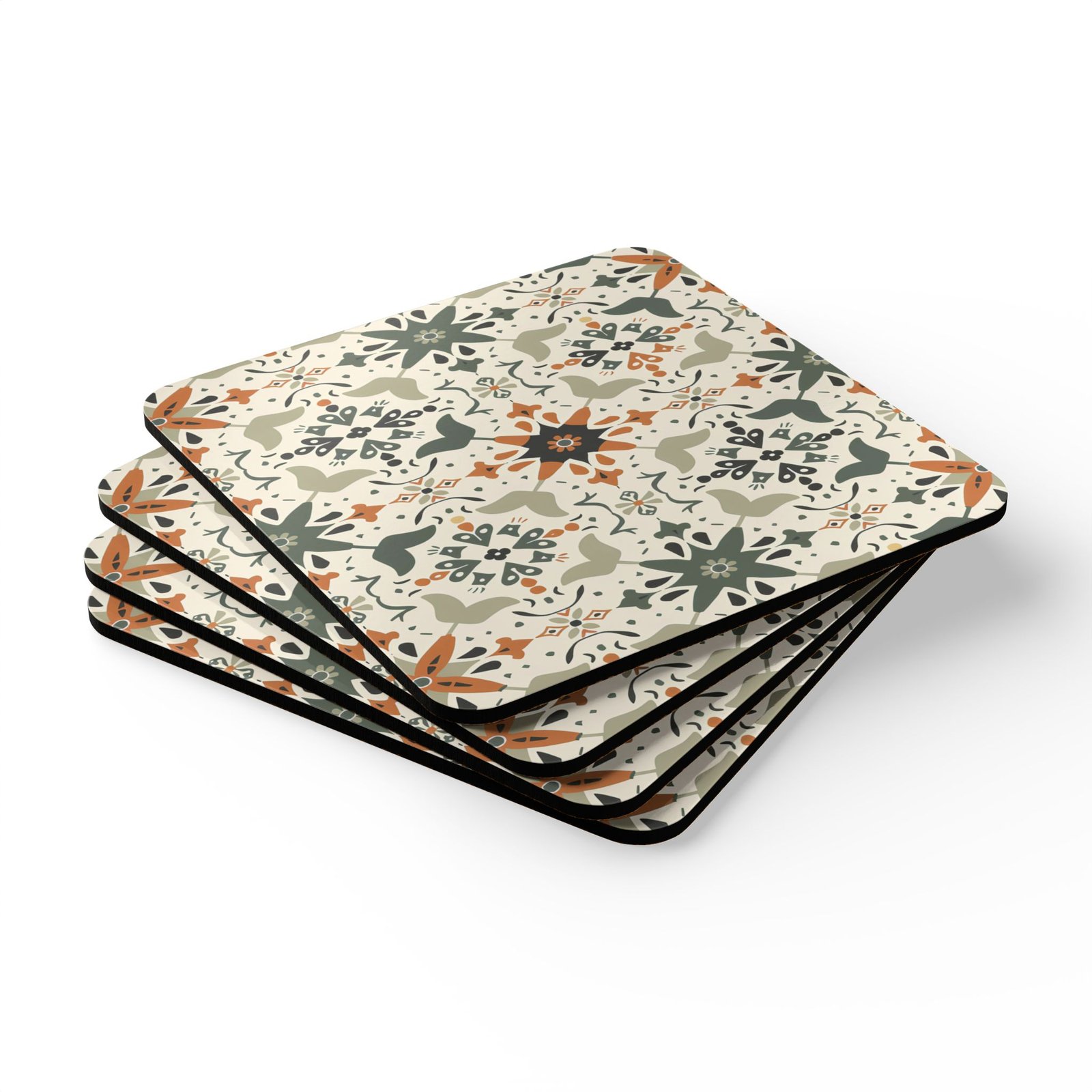 Artisan Corkwood Coaster Set - Nature-Inspired Design for Home Decor & Gift Giving - Image 3