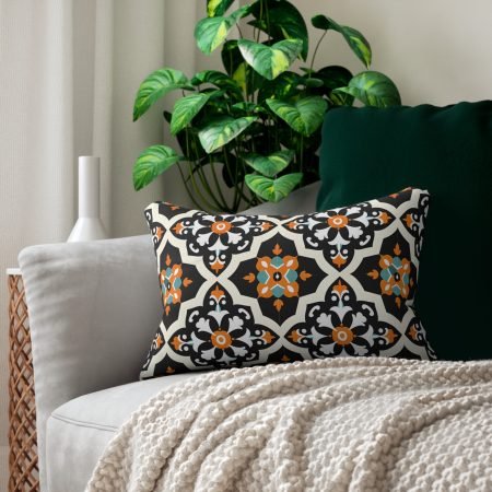 Decorative Lumbar Pillow - Stylish Pattern for Home Decor