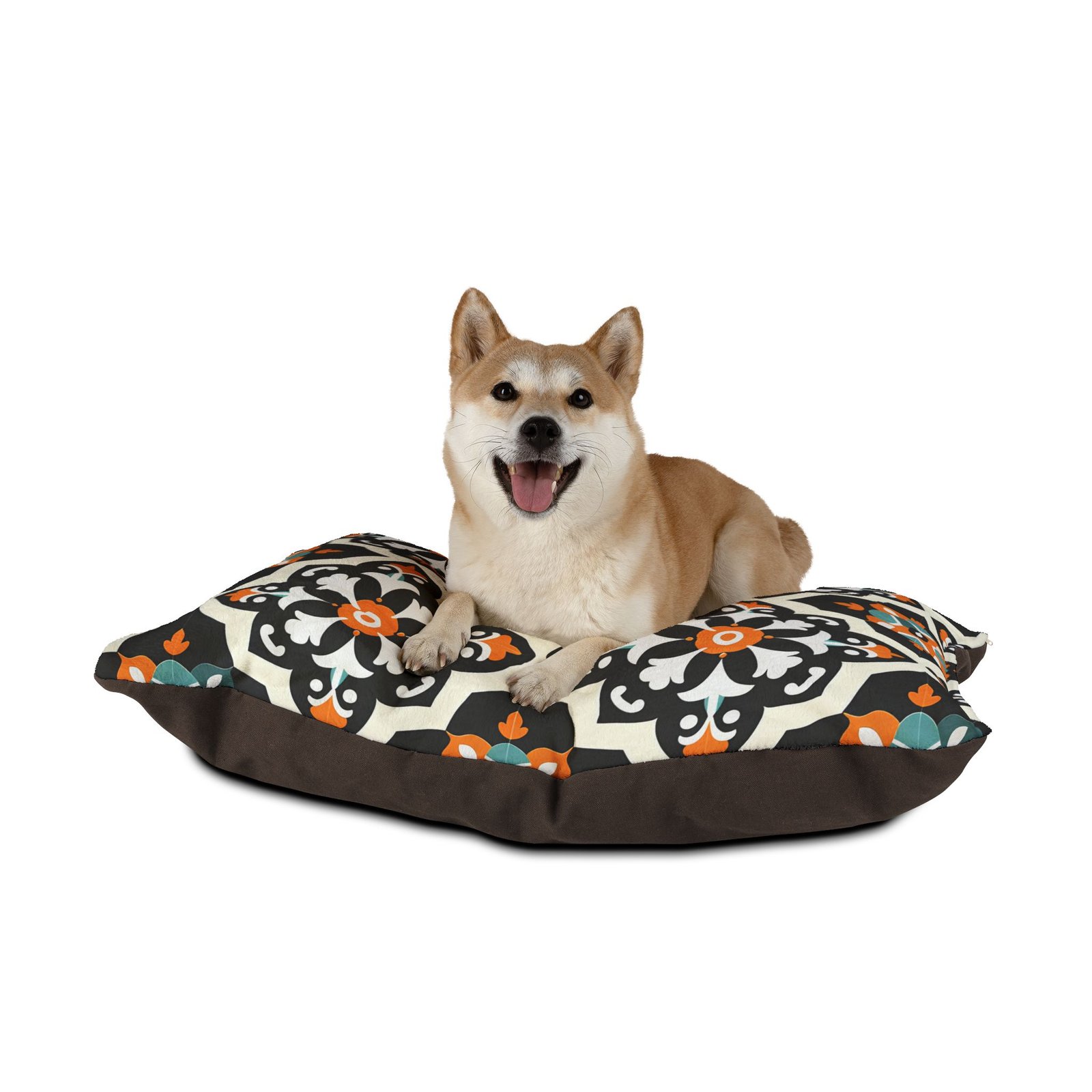 Stylish Pet Bed with Vibrant Pattern for Cozy Comfort - Image 2