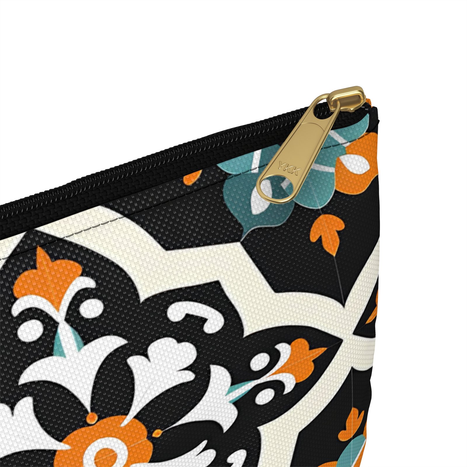 Ornate Floral Accessory Pouch - Perfect for Travel & Organization - Image 2