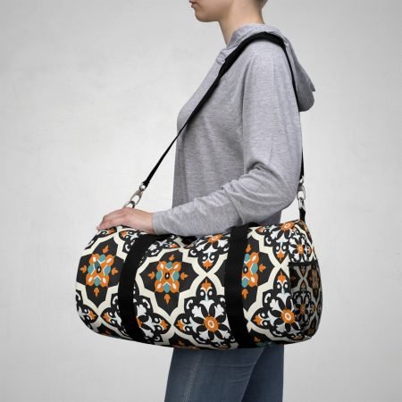 Stylish Patterned Duffel Bag for Travel and Gym