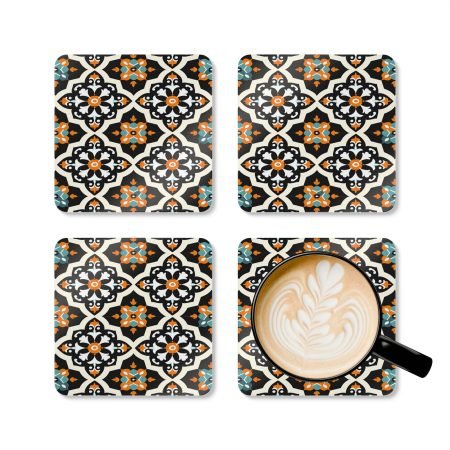 Decorative Cork Coaster Set - Stylish & Functional Drinkware Accessories