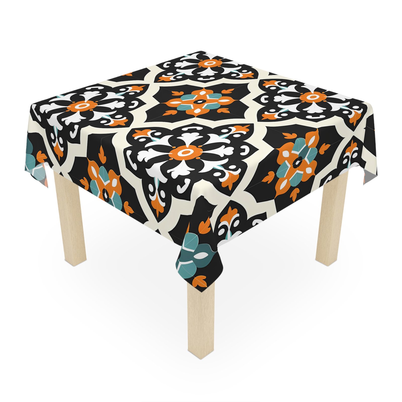 Ornate Floral Tablecloth for Elegant Dining - Image 4