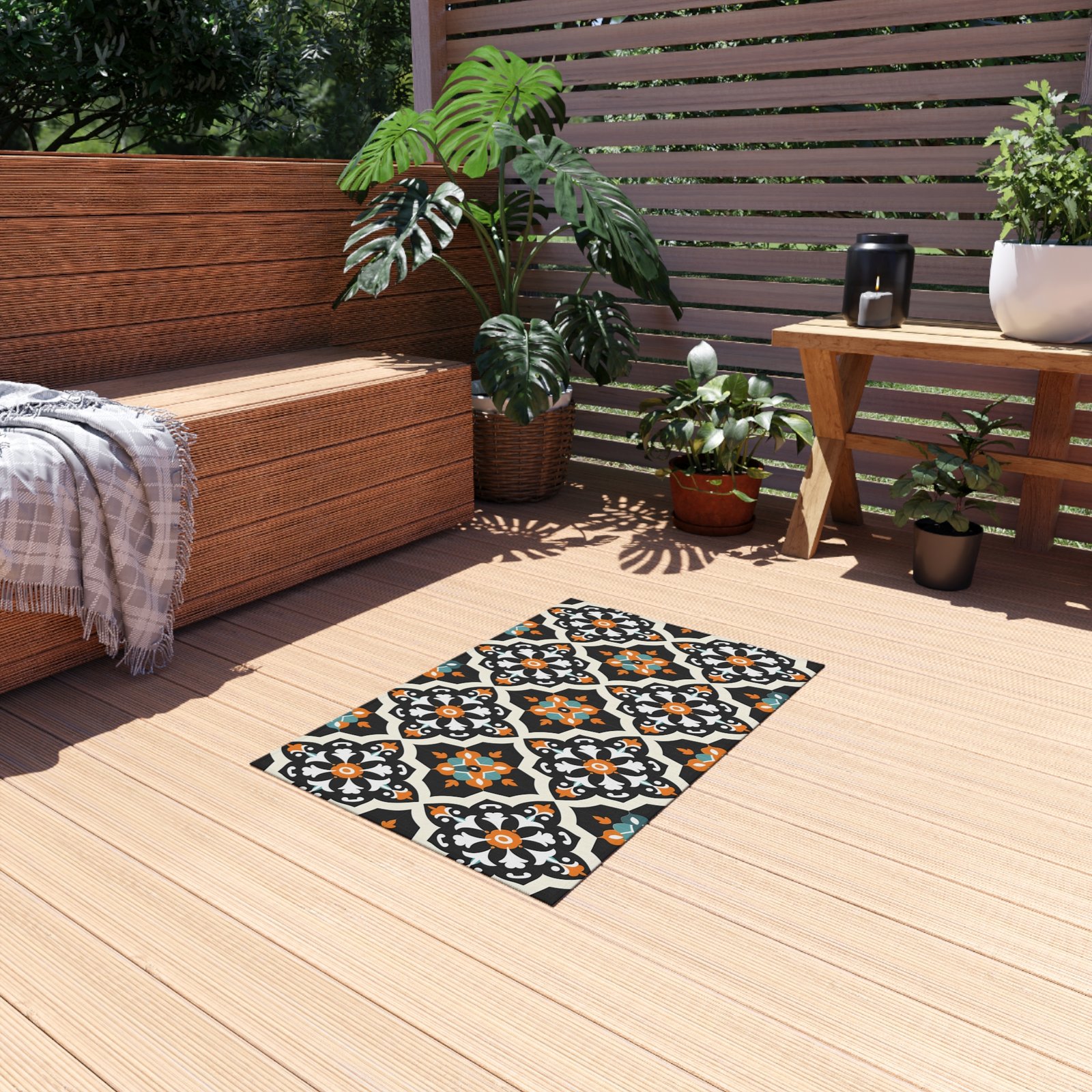 Stylish Outdoor Rug for Patio & Garden Decor