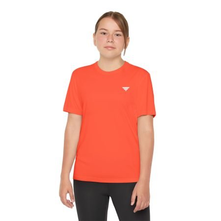 Youth Competitor Tee — Kids Performance Athletic Shirt (Small Chest Logo)
