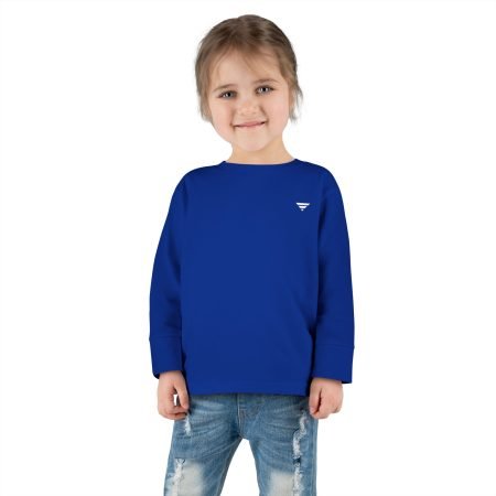 Toddler Long Sleeve Tee — Classic Royal Blue Kids' Long-Sleeve Shirt